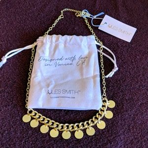 Jules Smith Disk Gold Necklace